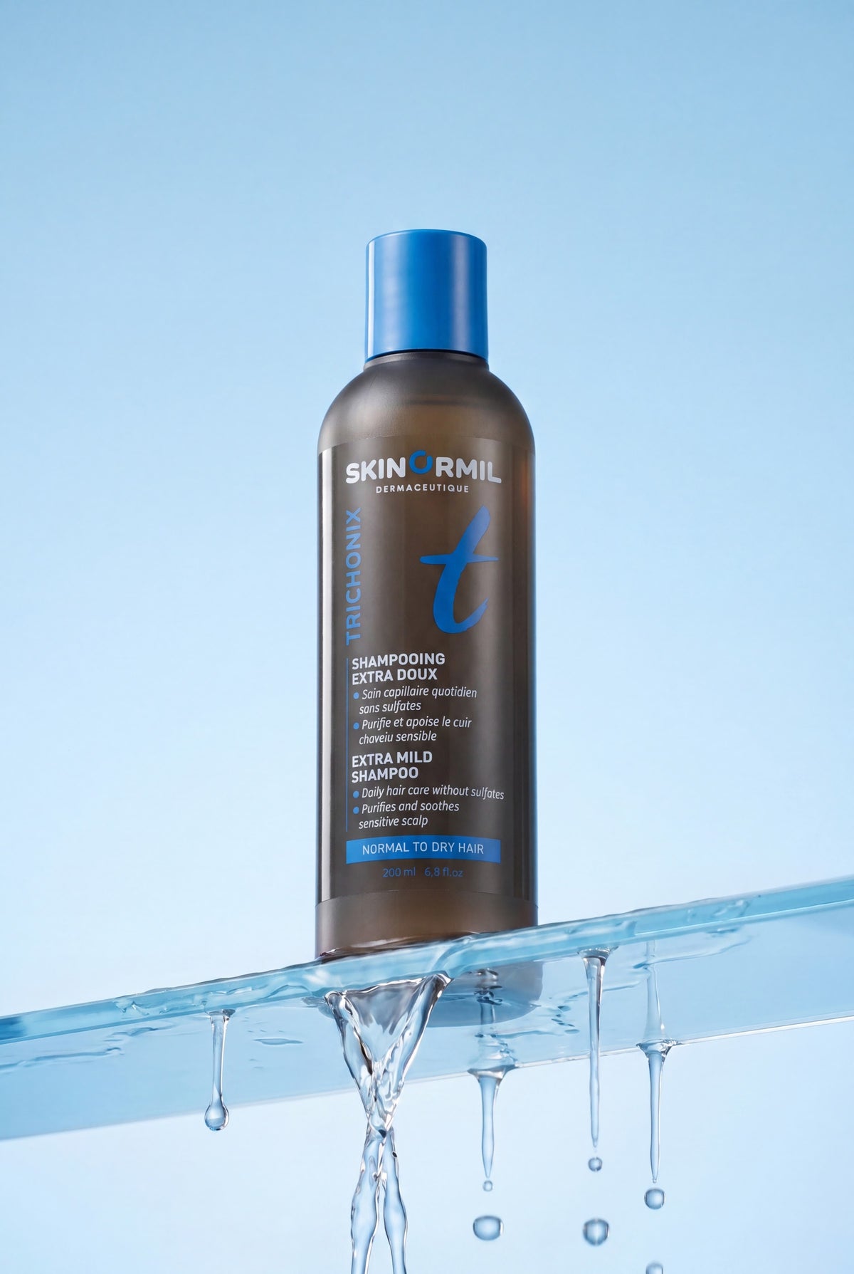 Trichonix extra mild shampoo with water