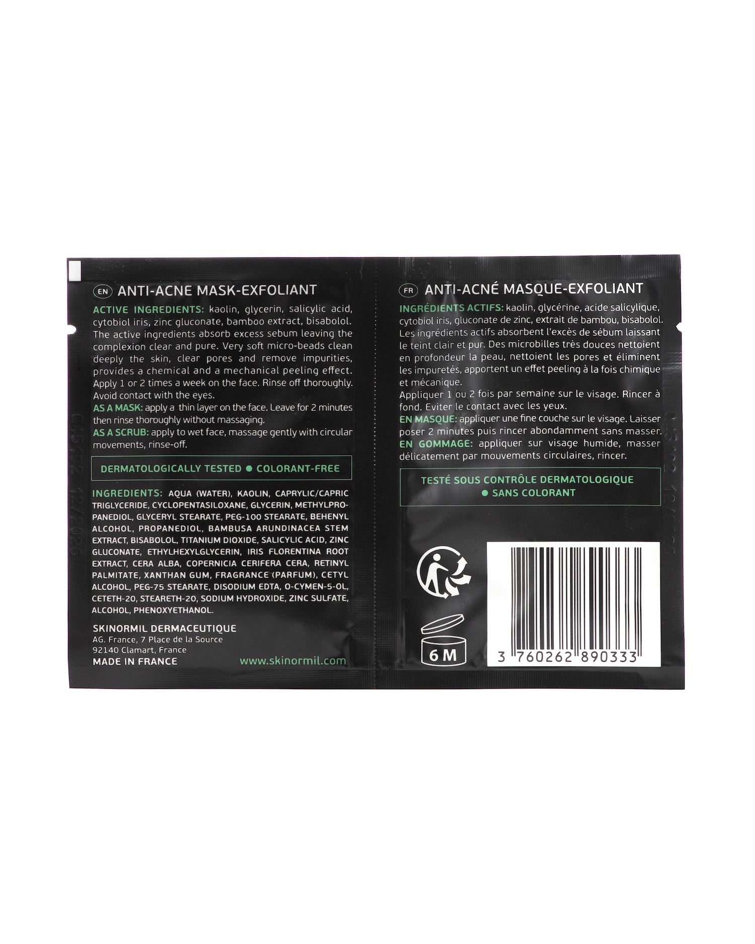 Anti-Acne mask-exfloliant